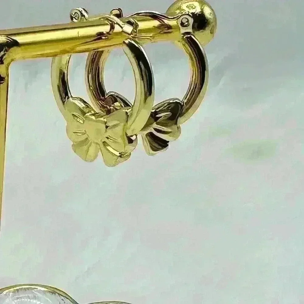 Carmen Bow Hoop Earrings